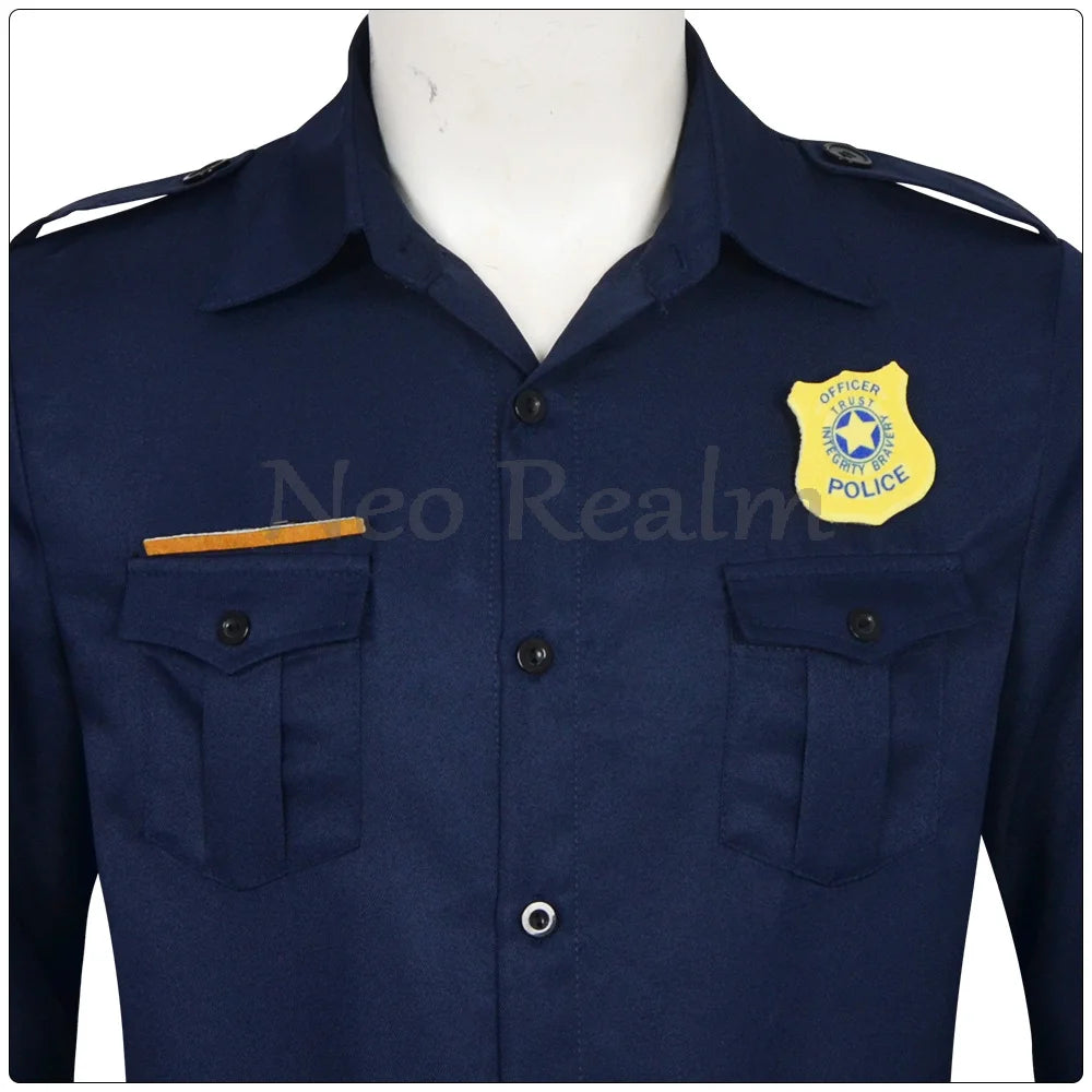 Adult Anime Fox Costume Cartoon Police Outfits Halloween Outfit for Men Women Easter - Set 2 / L