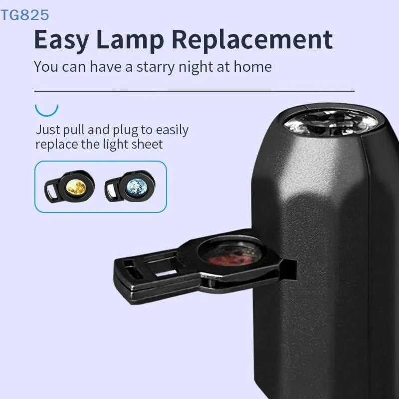 【AN】USB Projector Light Halloween Lamp Christmas Holiday Night Light RotatableScenes Projector For Wall