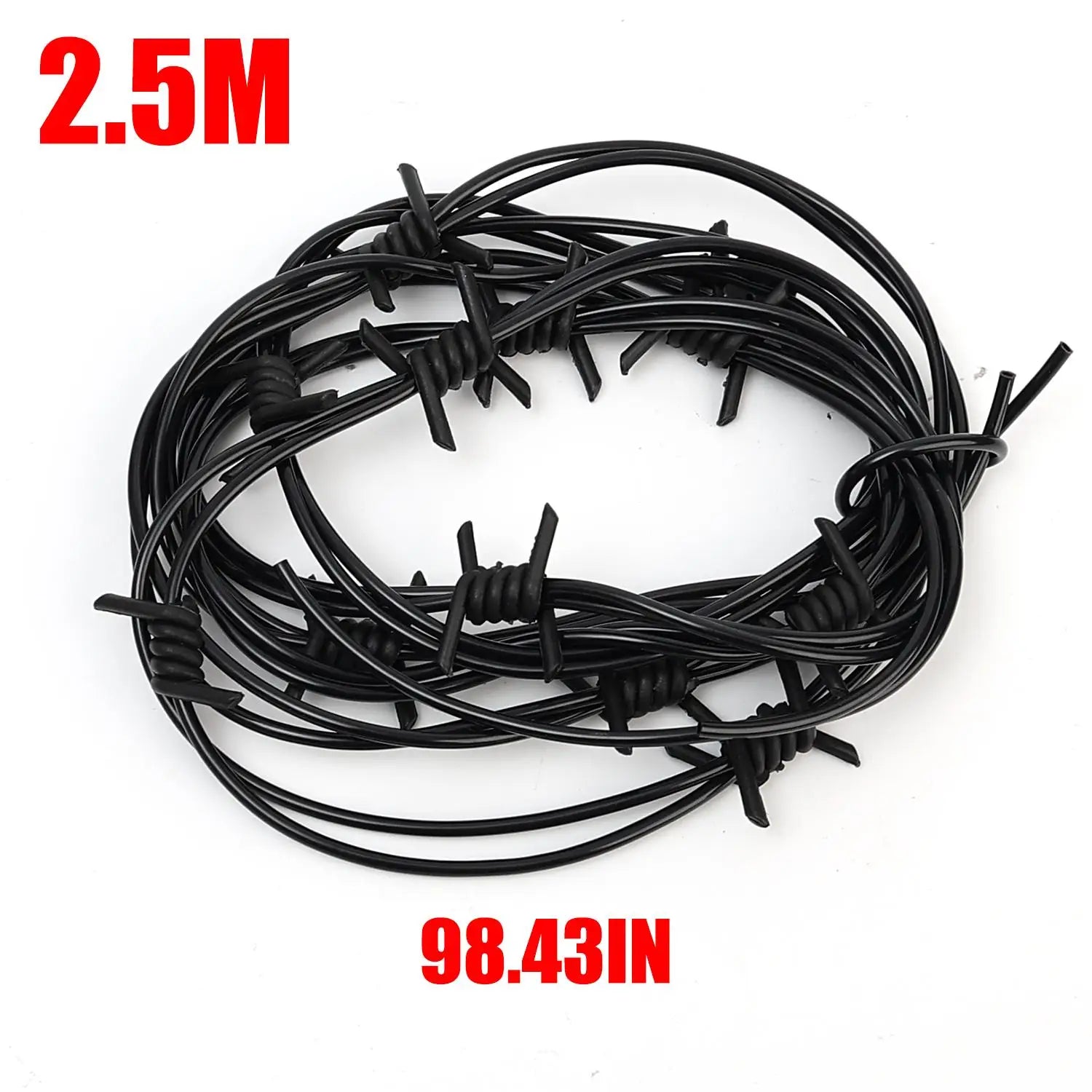 Barbed Wire Halloween Prop for Fence Decoration Simulation Fake Barbed Wires Haunted House Party Favor Backgroun Spooky Ornament