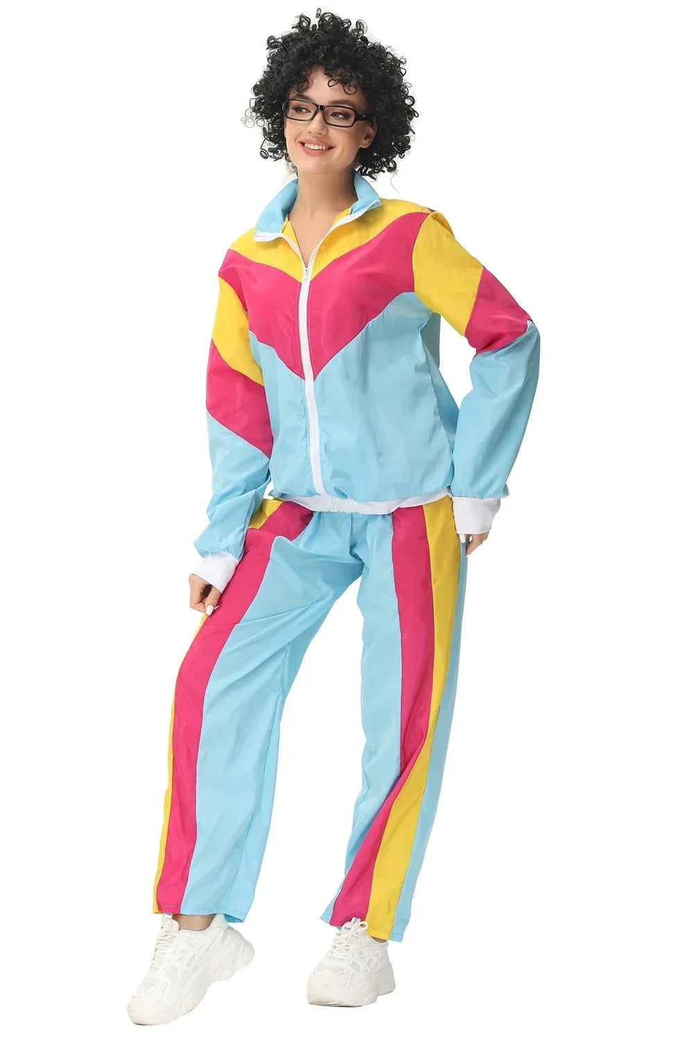 Women's Hippie Cosplay Costumes Carnival Halloween Party Retro 70s 80s Rock Disco Hippies Sports Suit - product image 5