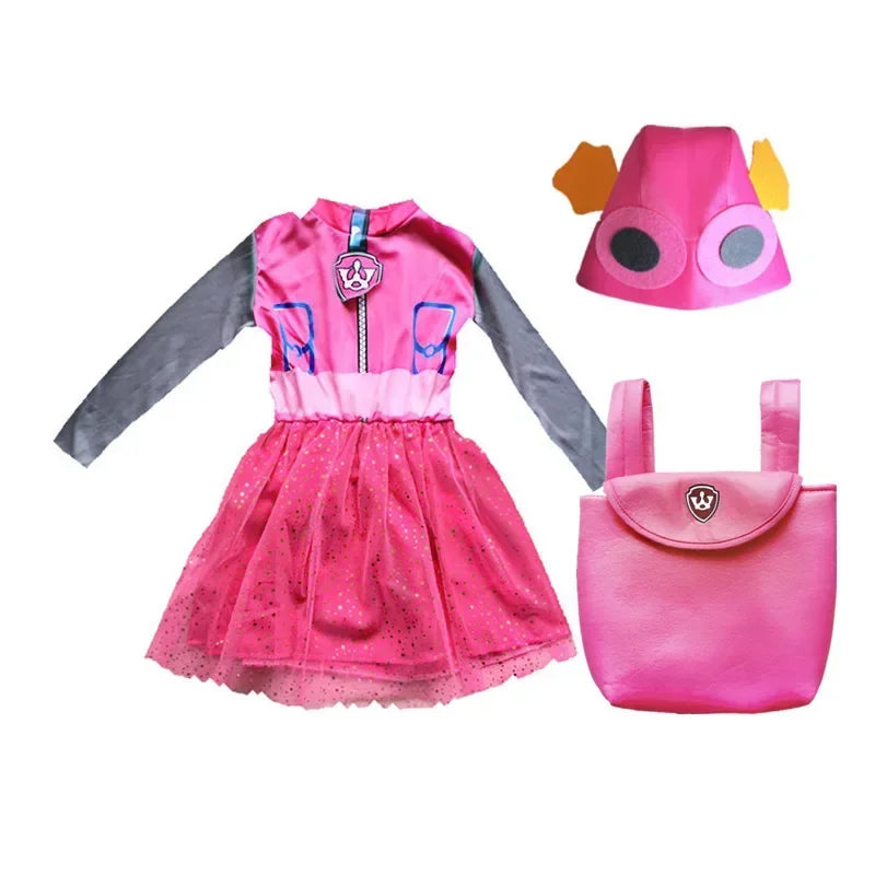 Rescue Pup Patrol-Inspired Kids Costume Children Tops Pants Patrol Uniform Costume