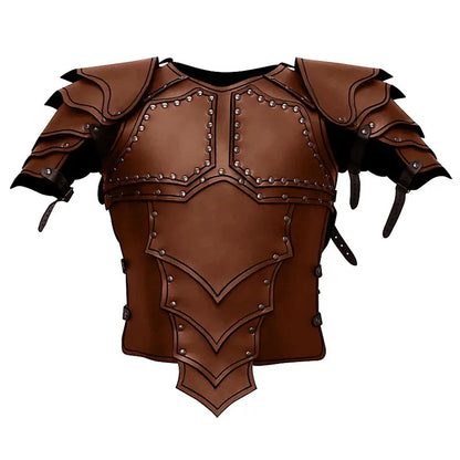 Medieval Knight Leather Body Chest Armor Viking Pirate Warrior Costume LARP Cuirass - View 8