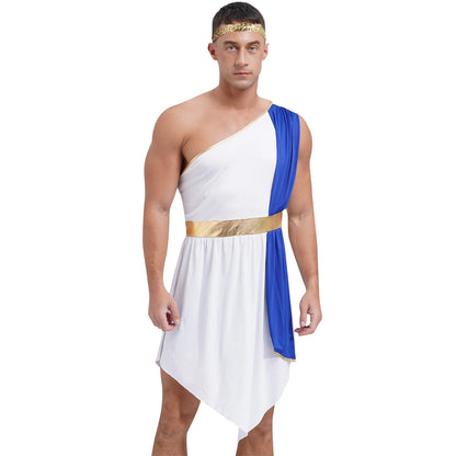 Men's Medieval Roman Greek Knight Warrior Ancient Costume - alternate view 2