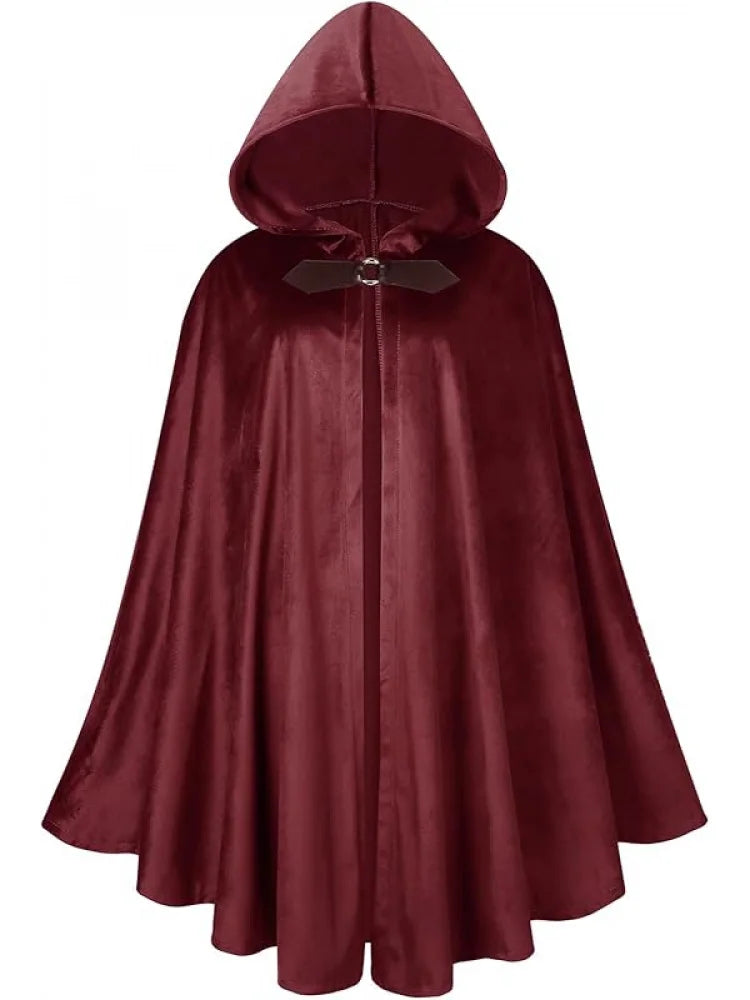 Medieval Victorian Velvet Hooded Halloween Cape - product image 10