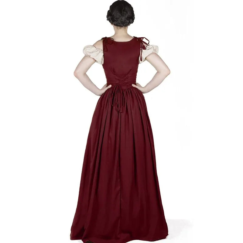 Medieval Renaissance Drama Dance Costume Halloween Girdle Cos Dress Halloween Costumes for Women Dress Love - product image 3