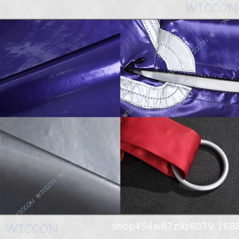 Uniform / Halloween Uniform Purple Rivals Psylocke Official Costume Women Game Character - suit wig / L