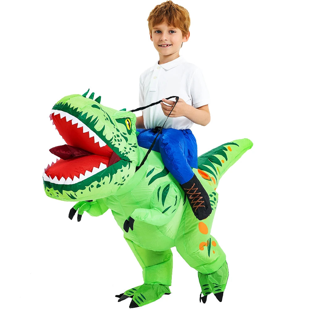 Kids Child Dinosaur Inflatable Costume Anime Costume Costumes Dress Suits for Boys