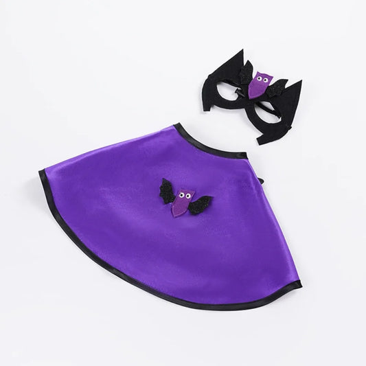 Pet Wizard Adjustable Dog Decorative Bat Cloak Face Costume