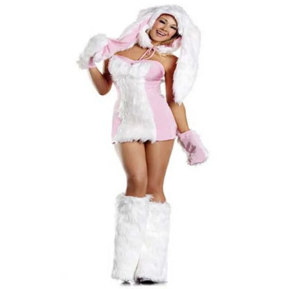 Adult Sexy Furry Animal Costume For Women Animal Costumes Halloween Rabbit Wolf - product image 10