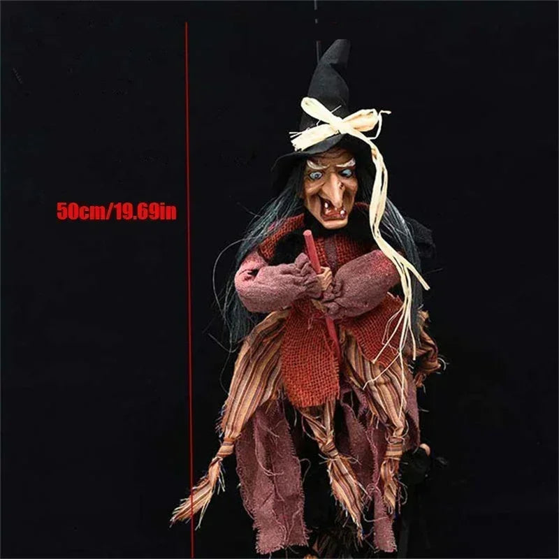 1-Piece Halloween Decoration Hanging Pumpkin Head Scream Sound Party Prop Haunted - product image 14