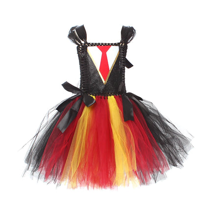 Magic Hermoine Girl Tutu Dress for Halloween Cosplay Costume Potter Witch Cosplay Clothes Kids Birthday Party - product image 8