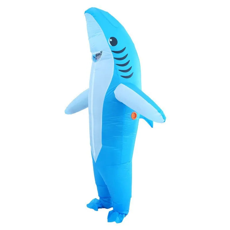 Adult Shark Cosplay Inflatable Halloween Costume Halloween Birthday Gift Cosplay Party Inflatable Costume