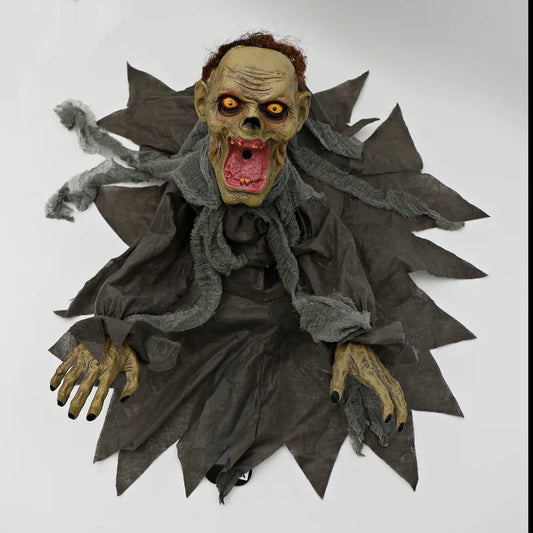 Sound-Activated Zombie Halloween Animatronic