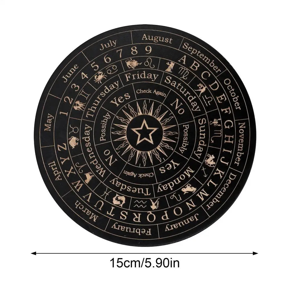 Wooden Star Pendulum Divination Board