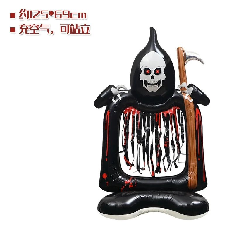 1-Piece Halloween - Themed Witch Grim Reaper Balloon Set 2025 Halloween - product image 10