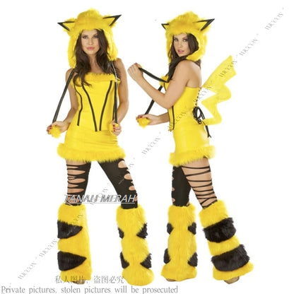 Halloween Party Frog Penguin Panda Cat Fox Monster Dinosaur Pirate Cosplay Costume Jumpsuit Woman Man Party Role Play Bunny Girl