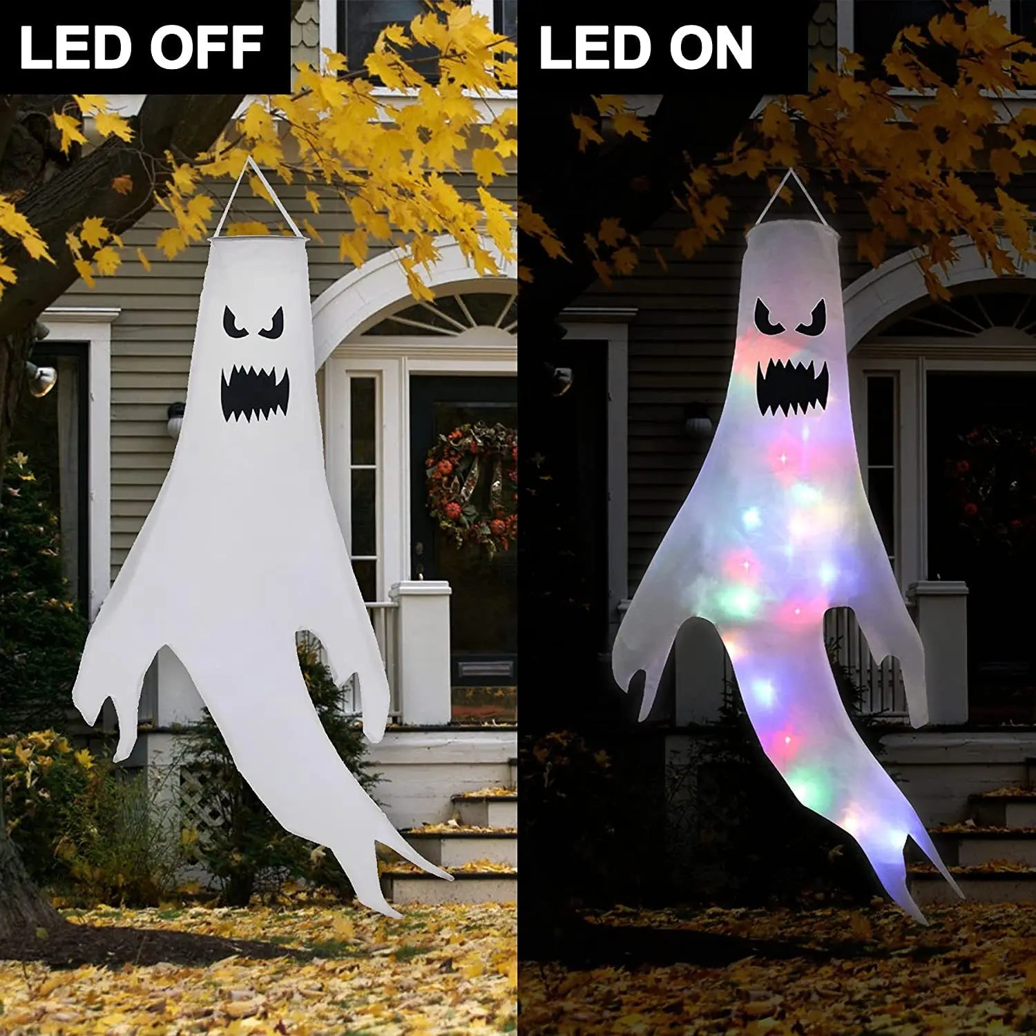 Hanging Ghost Halloween LED Luminous Ghost Children's Gift Scary Party Props Home Outdoor Courtyard Bar - product image 4
