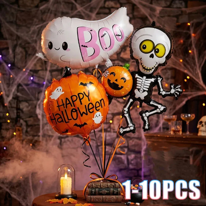 1-10PCS Halloween Ghost Pumpkin Balloon Arch Set for Bar Mall Party Spooky Holiday Decoration for Christmas - product image 1