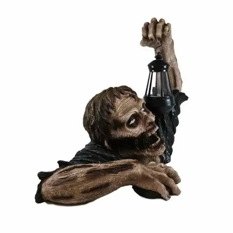 1-Piece Halloween Zombie Crawling Horror Decor, Scary Led Lights Zombie Holding - product image 6