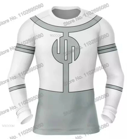 Halloween Plus Size Invincible Viltrumite Superhero Costume Full Costumes and Sets Short - A08 / S