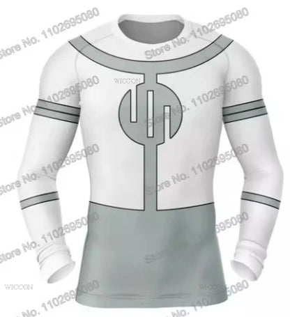 Halloween Plus Size Invincible Viltrumite Superhero Costume Full Costumes and Sets Short - A08 / S