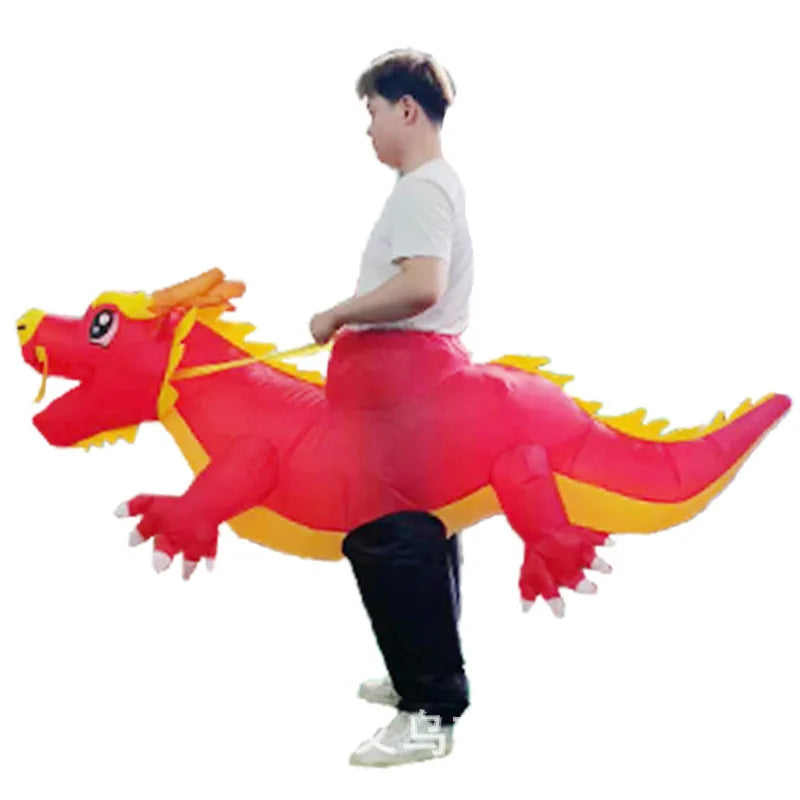 Big Bird Shark Elephant White Chicken Bathtub Toilet Cosplay Inflatable Suit Halloween Party Props Animal Costume