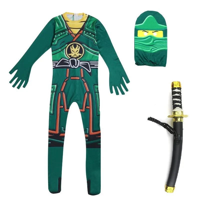 Ninja Cosplay Advanced Latest Role Playing Costume Jumpsuit Set Halloween Christmas Party Ninja
