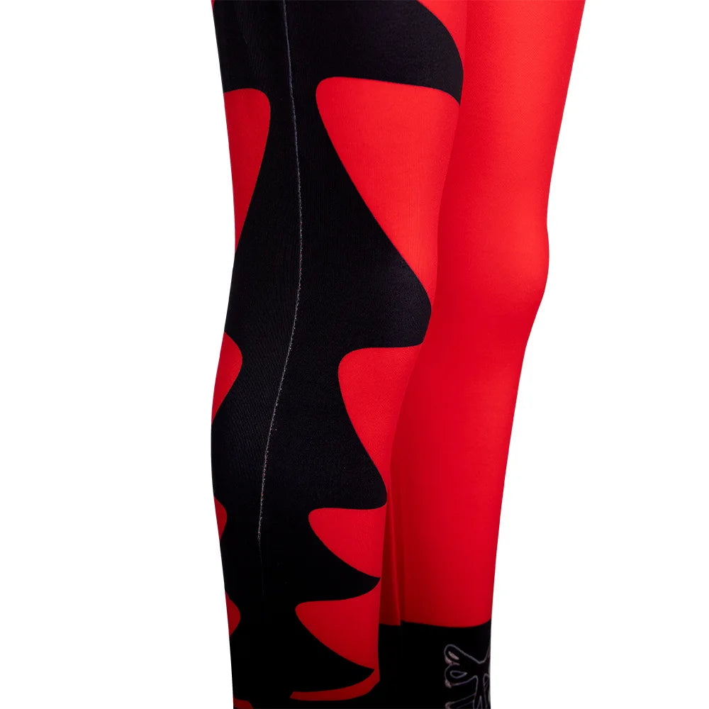 1997 Superstar Wrestler Costume Kids Inferno Wrestler Cosplay Halloween Suit Jumpsuit Bodysuit Mask