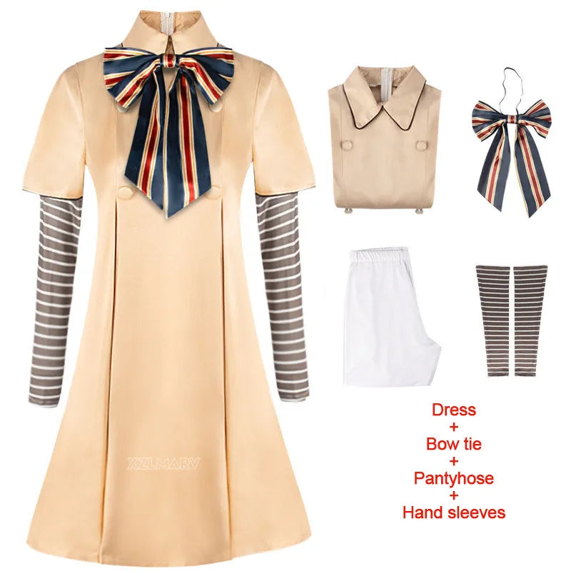 M3GAN-Inspired AI Doll Costume | Girls & Women Halloween Dress