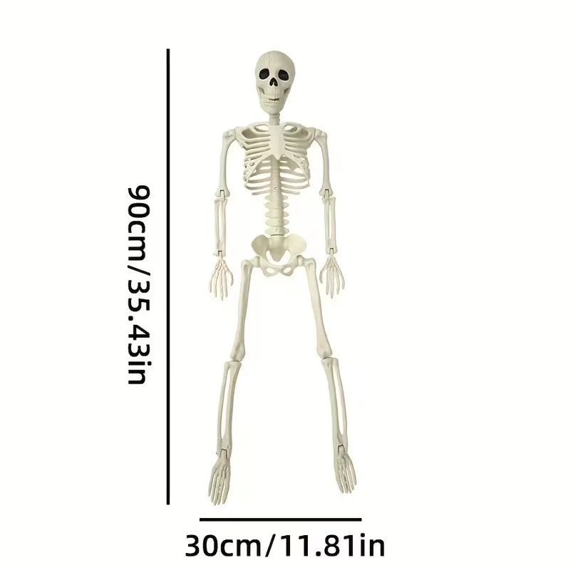 90cm Home Evil Party Decoration Horror Scary Movable Big Skull Halloween Movable - product image 6