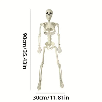 90cm Home Evil Party Decoration Horror Scary Movable Big Skull Halloween Movable - product image 6