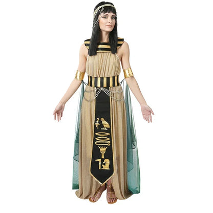 Halloween Costume Pharaoh Cleopatra Couples Costume Myth Goddess Costume Fancy Dress Stage - View 7