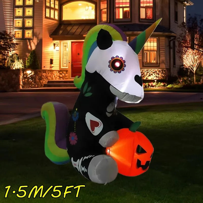 Halloween Inflatable Arch Toys Model Built-in LED Light Pumpkin Prop Outdoor Indoor Home Garden Party Terror - product image 8