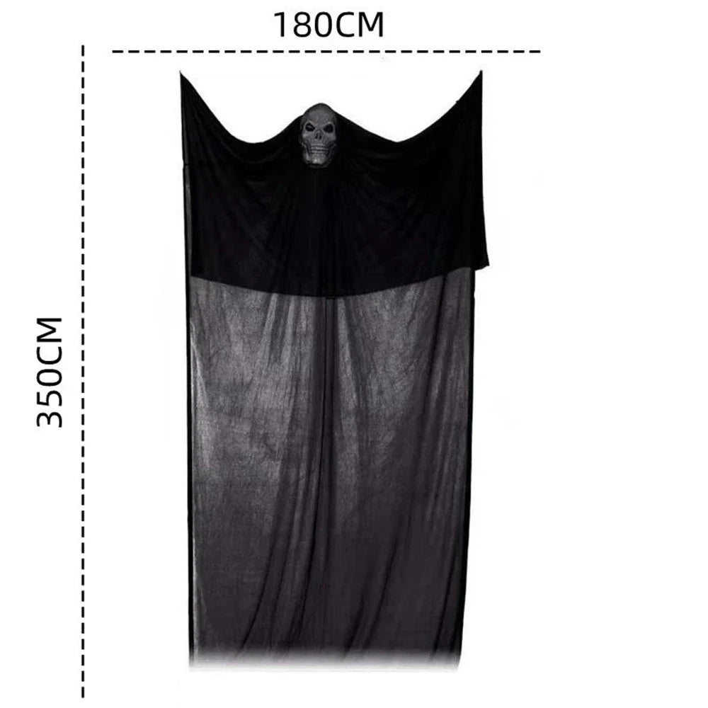 Haunted House Decoration with LED Sound Halloween Hanging Skull Ghost Ghost - product image 6