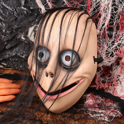 Creepy Halloween Evil Clown Mask Full Face Costume Prank Prop Scary Costume Durable - View 8