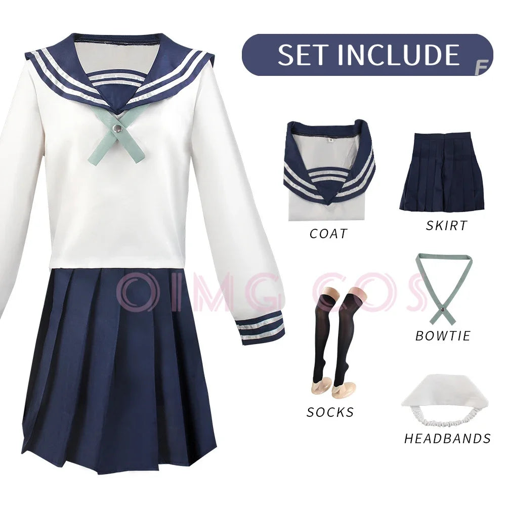 Amanai Riko Costume Game Anime UniformHalloween Costumes Men Game Character Outfits - costume / L