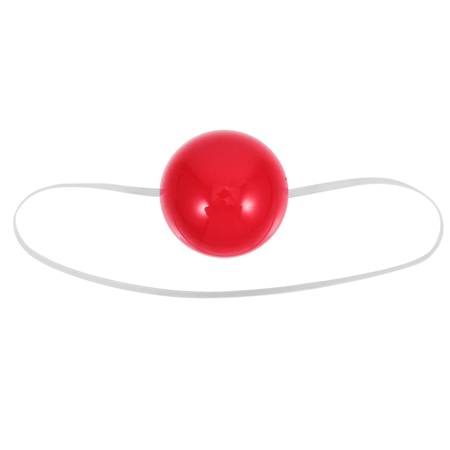 Red Light Up Clown Nose Flashing Blinking Glowing Nose Prop for Halloween Circus Costume - Red
