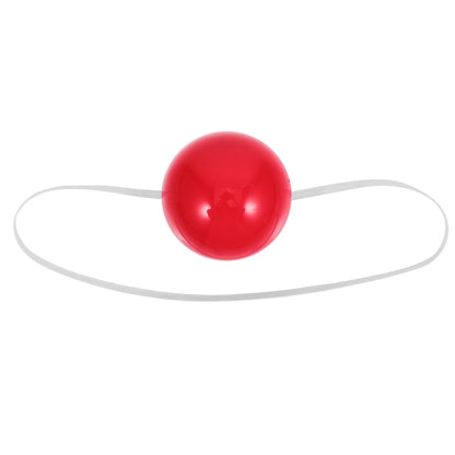 Red Light Up Clown Nose Flashing Blinking Glowing Nose Prop for Halloween Circus Costume - Red