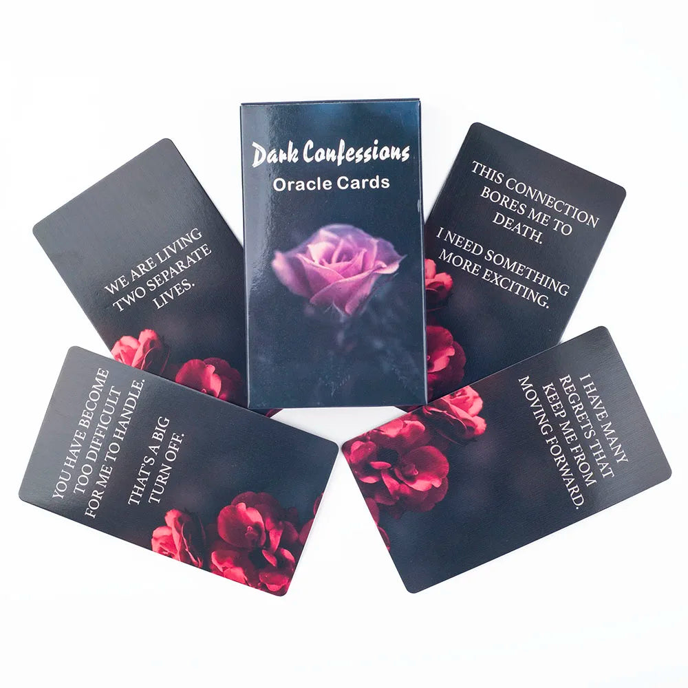 Dark Confession Love & Shadow Oracle Deck – 50 Cards