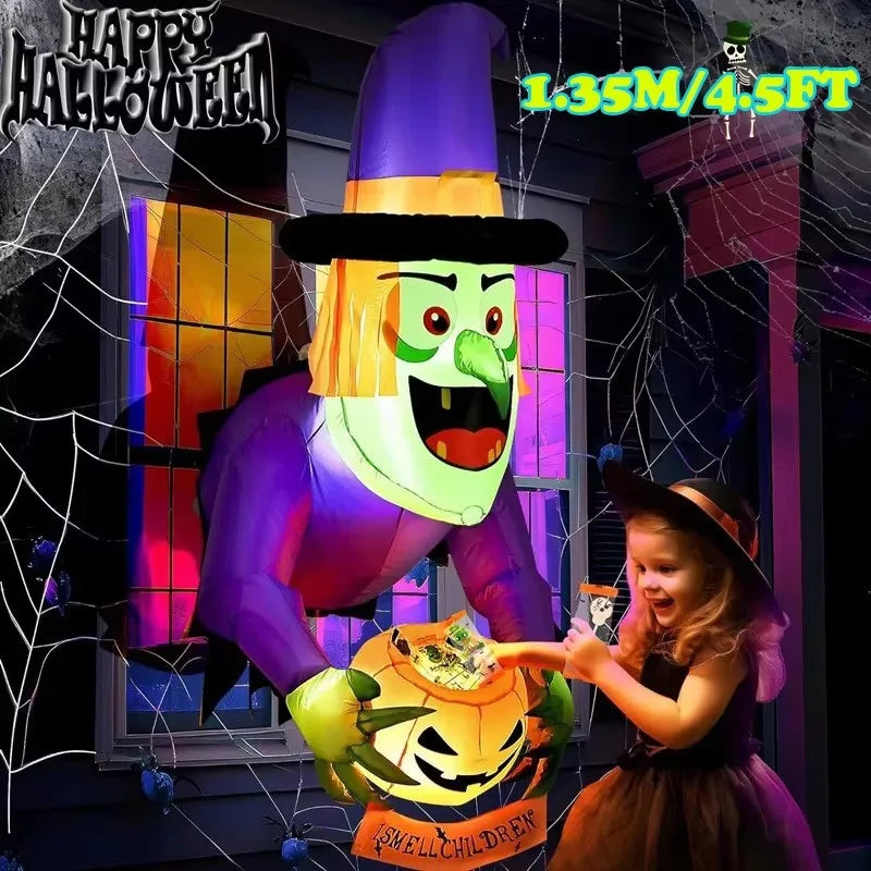 Halloween Inflatable Arch Toys Model Built-in LED Light Pumpkin Prop Outdoor Indoor Home Garden Party Terror - product image 25