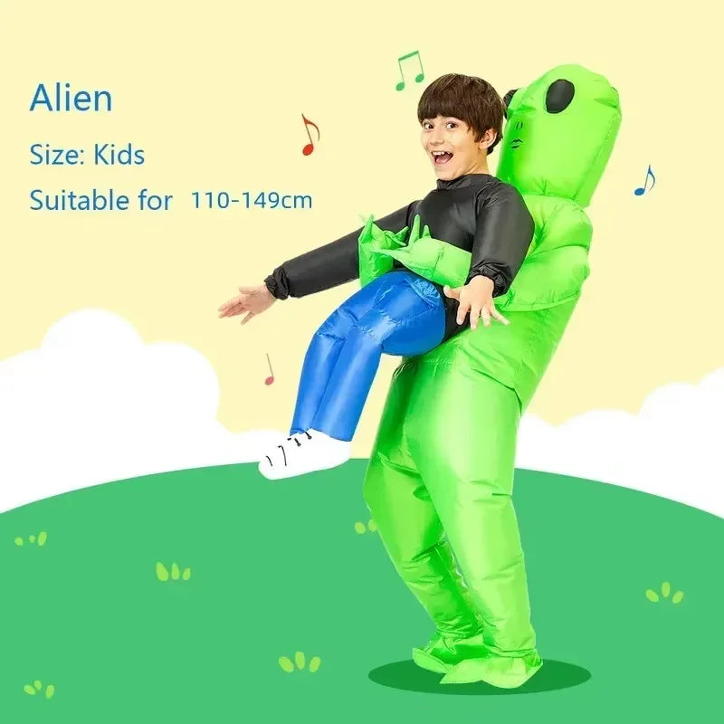 Halloween Alien Inflatable Suit Alien Costume for Kids Monster Inflatable Costume Scary - View 7