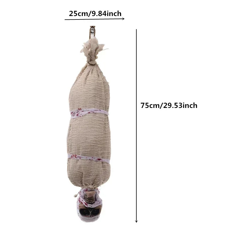1-Piece Halloween Decoration Hanging Pumpkin Head Scream Sound Party Prop Haunted - product image 12