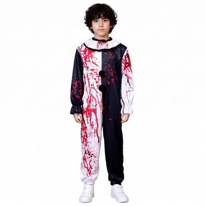 Halloween COS Costumes Broken Soul Clown Costumes Black and White Clown Return Soul Broken - stripe / 150