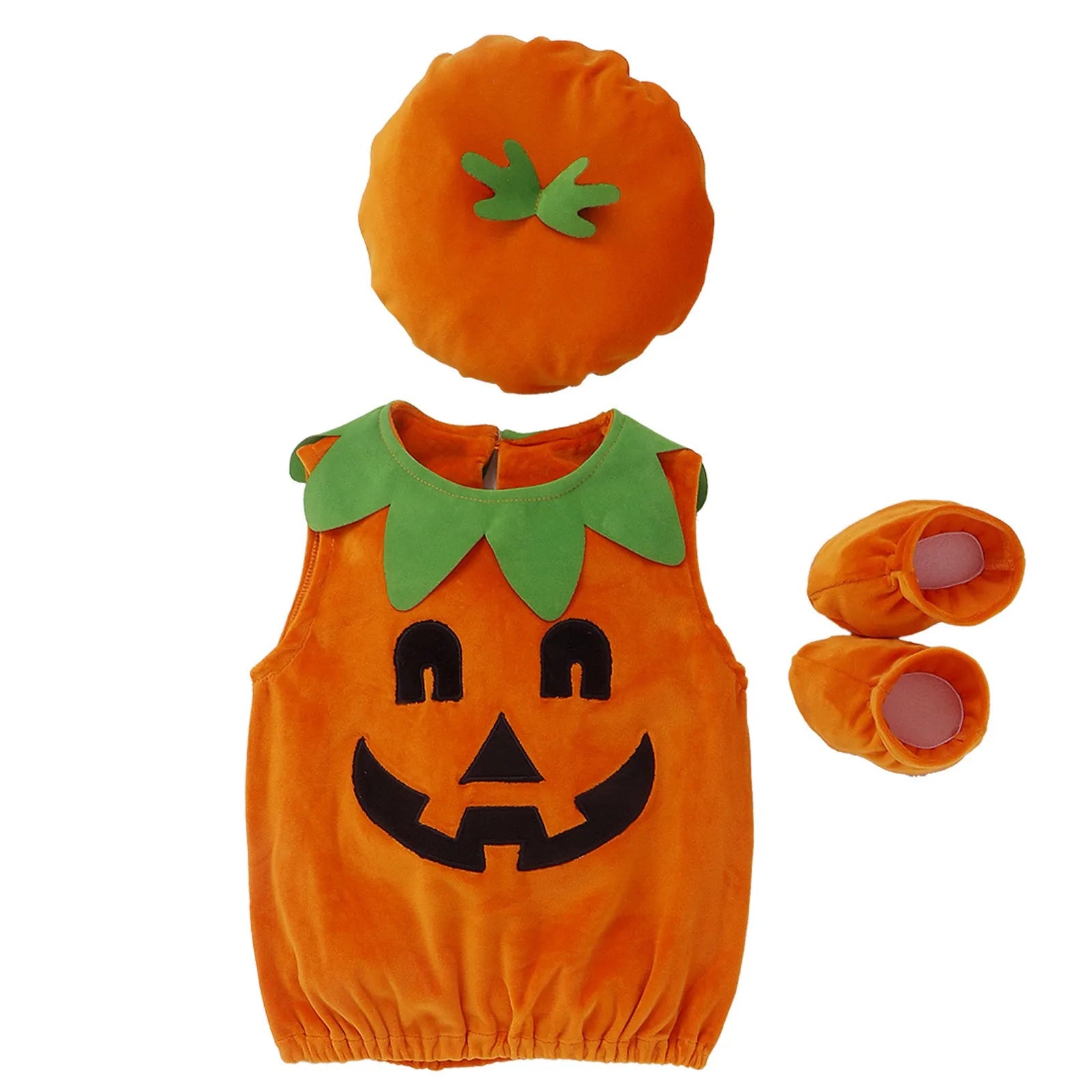 Kids' Pumpkin for Girls Boys Clothing Suit Hat - alternate view 2