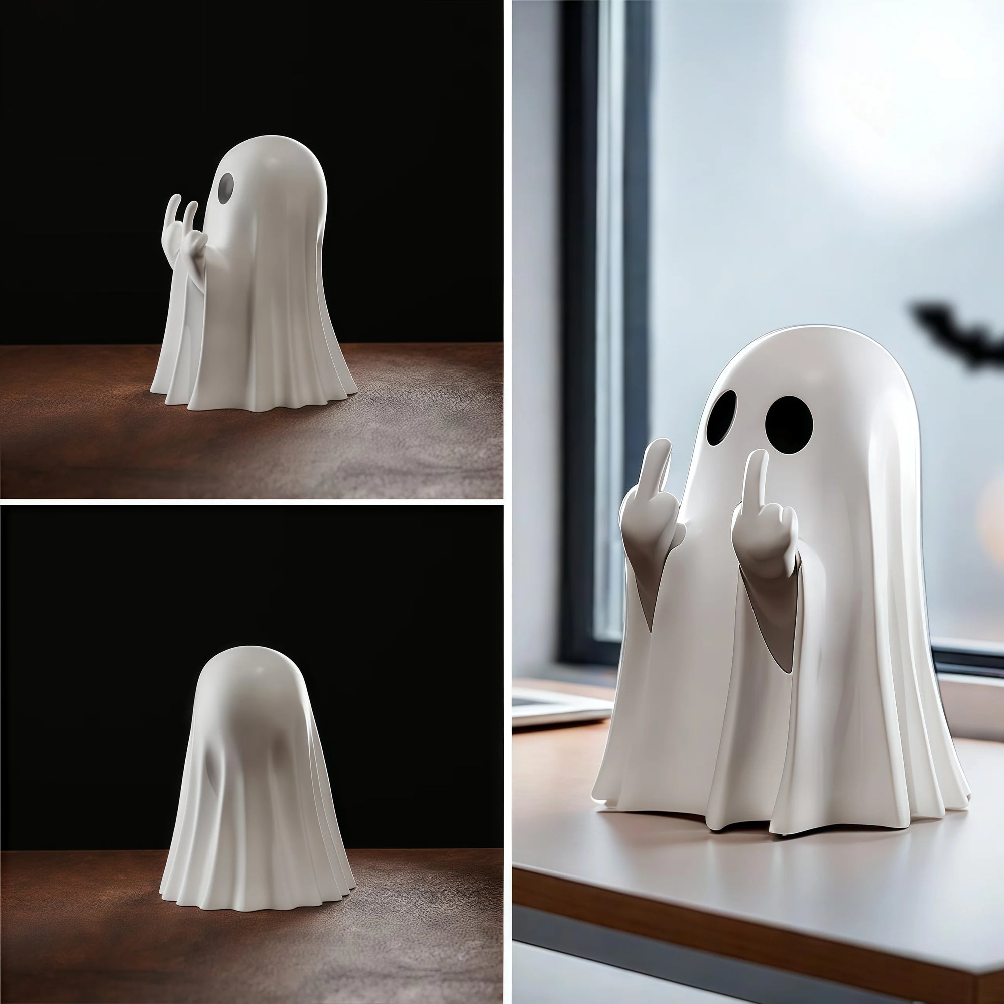 Halloween Refers To Cute Ghost Statues, Halloween Valentine's Day Gifts Home - product image 5