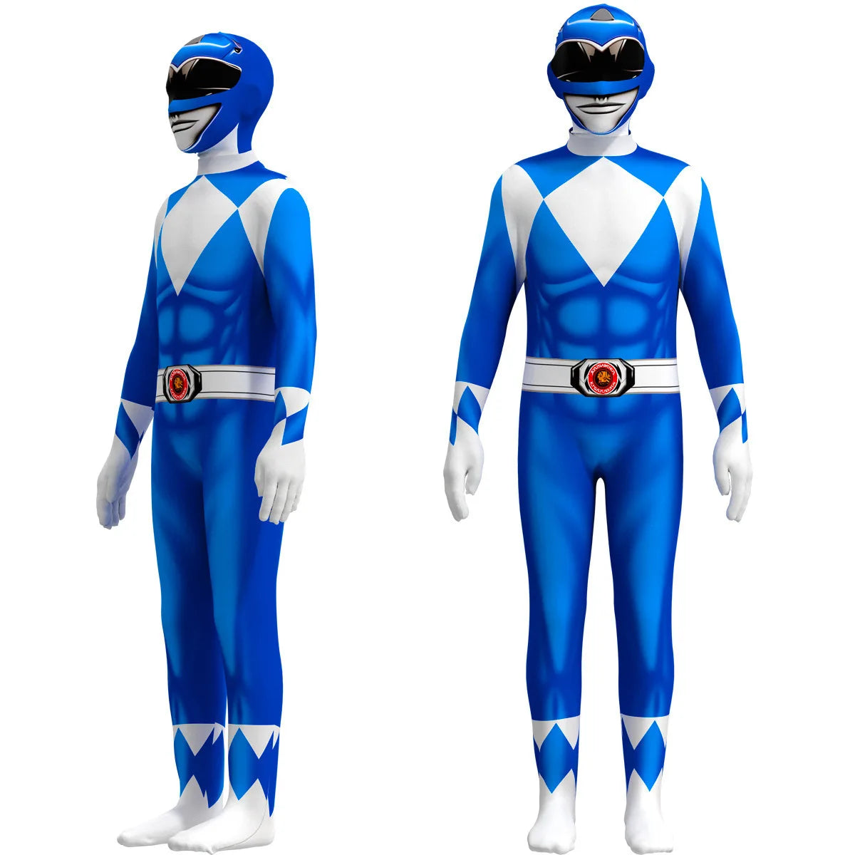 Adult Morpher Superhero Samurai Sentai Shinkenger Costume Halloween Costume Mask for Men - Red / Kids 120
