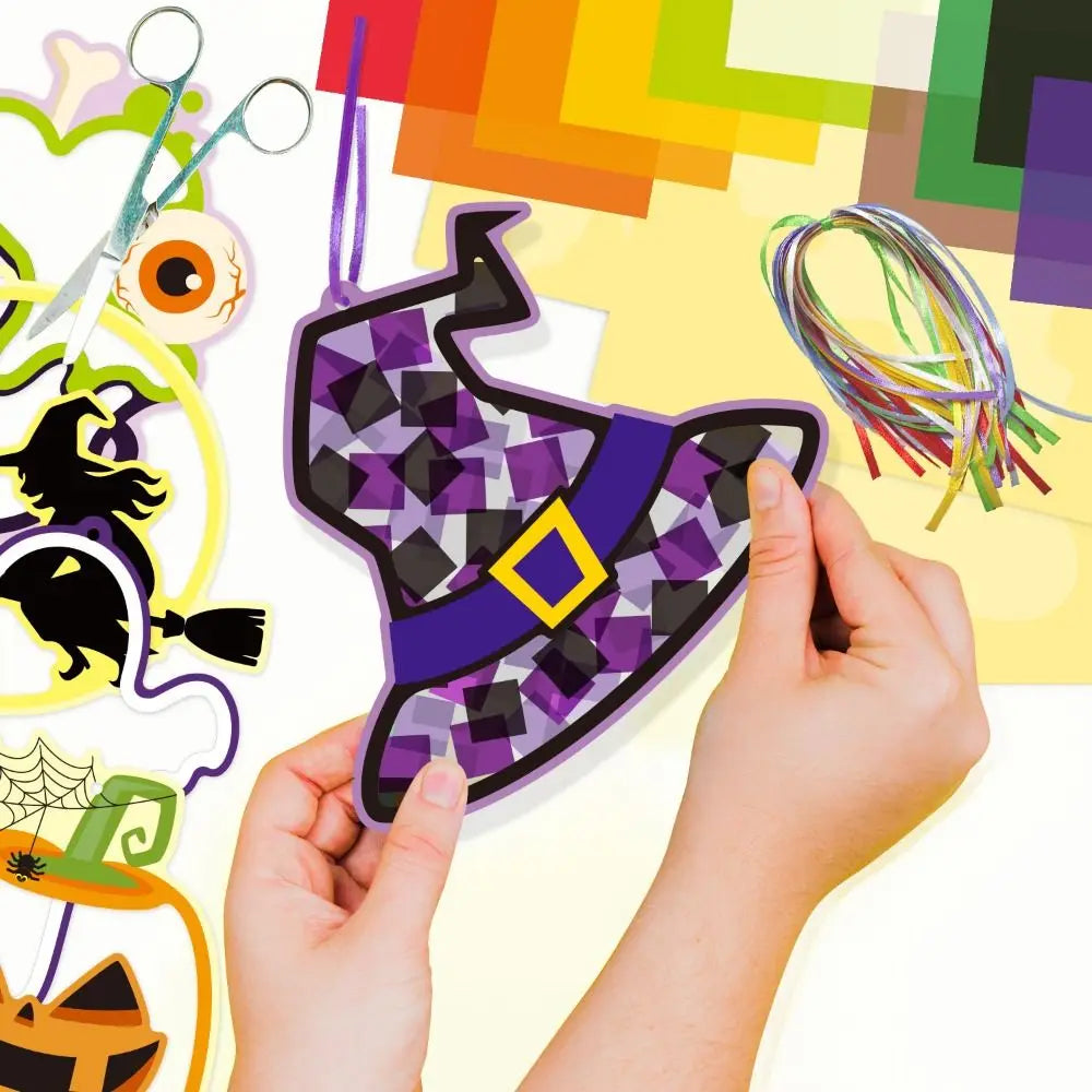 Cartoon Courtyard Halloween Decoration Paper Craft Cute Spooky Handmade Paper - product image 2