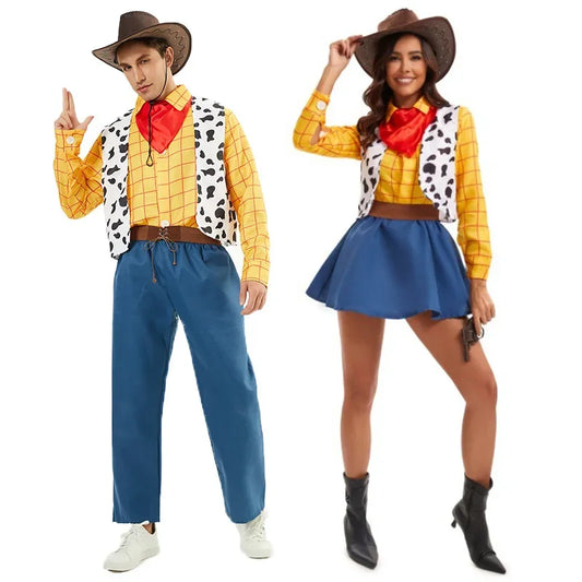 2026New Halloween Woody Costume Family Matching Outfits Couple Costume Woody Sheriff - XL / Girls