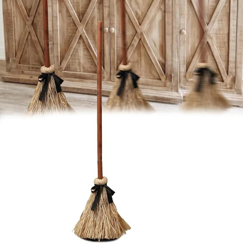 Halloween Floating Witch's Broom - haunted Dancing Broom Terror Atmosphere - product image 4