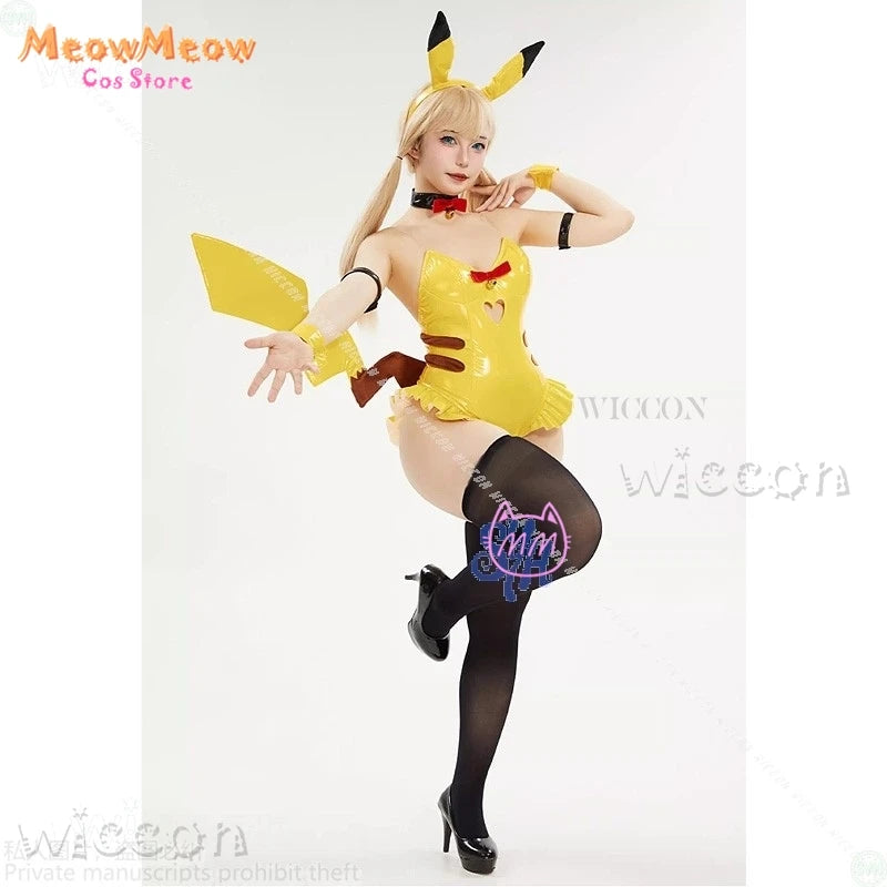 Anime Mon 2025 Activity FURRY Yellow Mouse PU Costume - alternate view 5